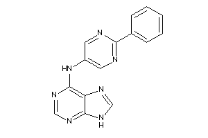 (2-phenylpyrimidin-5-yl)-(9H-purin-6-yl)amine