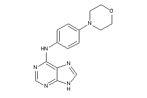 (4-morpholinophenyl)-(9H-purin-6-yl)amine