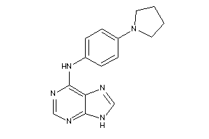 9H-purin-6-yl-(4-pyrrolidinophenyl)amine