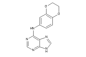 2,3-dihydro-1,4-benzodioxin-7-yl(9H-purin-6-yl)amine