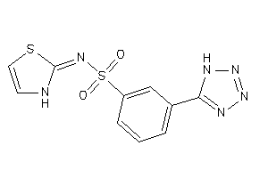 3-(1H-tetrazol-5-yl)-N-(4-thiazolin-2-ylidene)benzenesulfonamide