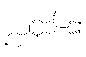 2-piperazino-6-(1H-pyrazol-4-yl)-7H-pyrrolo[3,4-d]pyrimidin-5-one