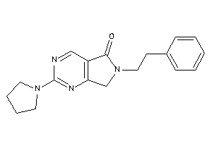 Image of 6-phenethyl-2-pyrrolidino-7H-pyrrolo[3,4-d]pyrimidin-5-one
