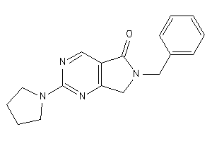 6-benzyl-2-pyrrolidino-7H-pyrrolo[3,4-d]pyrimidin-5-one