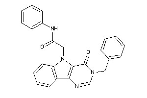 2-(3-benzyl-4-keto-pyrimido[5,4-b]indol-5-yl)-N-phenyl-acetamide