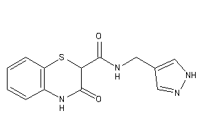 3-keto-N-(1H-pyrazol-4-ylmethyl)-4H-1,4-benzothiazine-2-carboxamide