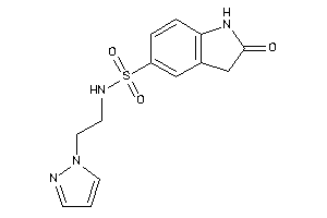 2-keto-N-(2-pyrazol-1-ylethyl)indoline-5-sulfonamide