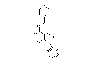 4-pyridylmethyl-[1-(2-pyridyl)pyrazolo[3,4-d]pyrimidin-4-yl]amine