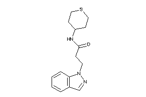 3-indazol-1-yl-N-tetrahydrothiopyran-4-yl-propionamide