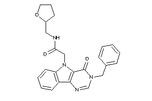 2-(3-benzyl-4-keto-pyrimido[5,4-b]indol-5-yl)-N-(tetrahydrofurfuryl)acetamide