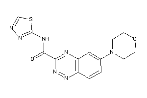 6-morpholino-N-(1,3,4-thiadiazol-2-yl)-1,2,4-benzotriazine-3-carboxamide