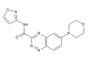 N-isoxazol-3-yl-6-morpholino-1,2,4-benzotriazine-3-carboxamide