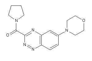 Image of (6-morpholino-1,2,4-benzotriazin-3-yl)-pyrrolidino-methanone