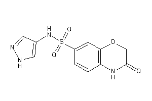 3-keto-N-(1H-pyrazol-4-yl)-4H-1,4-benzoxazine-7-sulfonamide