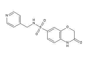 3-keto-N-(4-pyridylmethyl)-4H-1,4-benzoxazine-7-sulfonamide