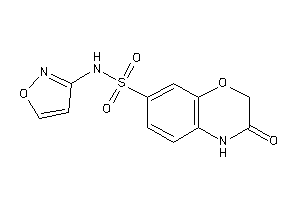 N-isoxazol-3-yl-3-keto-4H-1,4-benzoxazine-7-sulfonamide