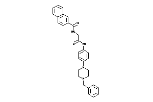 N-[2-[4-(4-benzylpiperazino)anilino]-2-keto-ethyl]-2-naphthamide