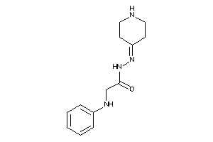 2-anilino-N-(4-piperidylideneamino)acetamide