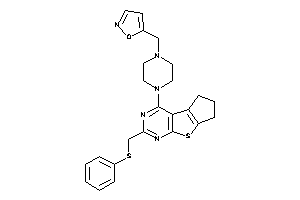 5-[[4-[(phenylthio)methylBLAHyl]piperazino]methyl]isoxazole