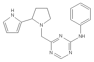 Phenyl-[4-[[2-(1H-pyrrol-2-yl)pyrrolidino]methyl]-s-triazin-2-yl]amine