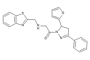 2-(1,3-benzothiazol-2-ylmethylamino)-1-[5-(2-furyl)-3-phenyl-2-pyrazolin-1-yl]ethanone