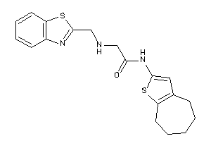 2-(1,3-benzothiazol-2-ylmethylamino)-N-(5,6,7,8-tetrahydro-4H-cyclohepta[b]thiophen-2-yl)acetamide