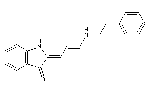 2-[3-(phenethylamino)prop-2-enylidene]pseudoindoxyl