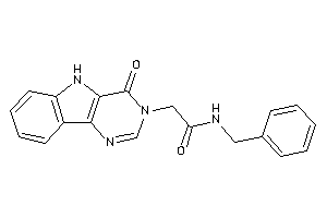 N-benzyl-2-(4-keto-5H-pyrimido[5,4-b]indol-3-yl)acetamide