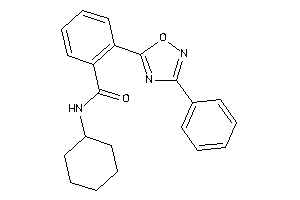 Image of N-cyclohexyl-2-(3-phenyl-1,2,4-oxadiazol-5-yl)benzamide