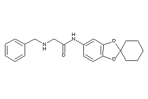 2-(benzylamino)-N-spiro[1,3-benzodioxole-2,1'-cyclohexane]-5-yl-acetamide