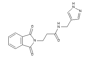 3-phthalimido-N-(1H-pyrazol-4-ylmethyl)propionamide