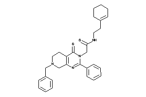 2-(7-benzyl-4-keto-2-phenyl-6,8-dihydro-5H-pyrido[3,4-d]pyrimidin-3-yl)-N-(2-cyclohexen-1-ylethyl)acetamide