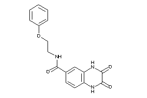 Image of 2,3-diketo-N-(2-phenoxyethyl)-1,4-dihydroquinoxaline-6-carboxamide