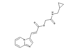 3-imidazo[1,2-a]pyridin-3-ylacrylic Acid [2-(cyclopropylmethylamino)-2-keto-ethyl] Ester