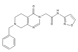 2-(7-benzyl-4-keto-6,8-dihydro-5H-pyrido[3,4-d]pyrimidin-3-yl)-N-isoxazol-3-yl-acetamide