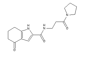 4-keto-N-(3-keto-3-pyrrolidino-propyl)-1,5,6,7-tetrahydroindole-2-carboxamide