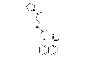 2-(diketoBLAHyl)-N-(3-keto-3-pyrrolidino-propyl)acetamide