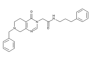 2-(7-benzyl-4-keto-6,8-dihydro-5H-pyrido[3,4-d]pyrimidin-3-yl)-N-(3-phenylpropyl)acetamide