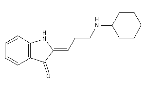 2-[3-(cyclohexylamino)prop-2-enylidene]pseudoindoxyl