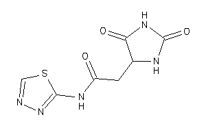 Image of 2-(2,5-diketoimidazolidin-4-yl)-N-(1,3,4-thiadiazol-2-yl)acetamide