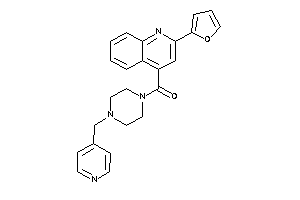 [2-(2-furyl)-4-quinolyl]-[4-(4-pyridylmethyl)piperazino]methanone