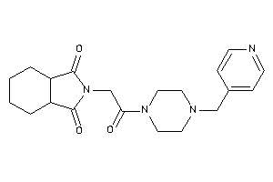 2-[2-keto-2-[4-(4-pyridylmethyl)piperazino]ethyl]-3a,4,5,6,7,7a-hexahydroisoindole-1,3-quinone