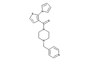 [4-(4-pyridylmethyl)piperazino]-(2-pyrrol-1-yl-3-thienyl)methanone