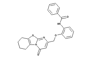 N-[2-[(4-keto-6,7,8,9-tetrahydropyrimido[2,1-b][1,3]benzothiazol-2-yl)methoxy]phenyl]benzamide