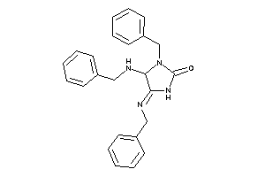 1-benzyl-5-(benzylamino)-4-benzylimino-2-imidazolidinone