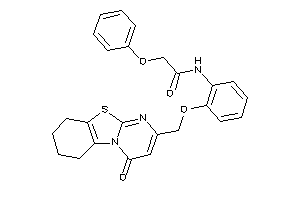 N-[2-[(4-keto-6,7,8,9-tetrahydropyrimido[2,1-b][1,3]benzothiazol-2-yl)methoxy]phenyl]-2-phenoxy-acetamide