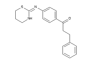 3-phenyl-1-[4-(1,3-thiazinan-2-ylideneamino)phenyl]propan-1-one
