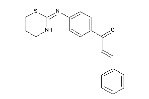 Image of 3-phenyl-1-[4-(1,3-thiazinan-2-ylideneamino)phenyl]prop-2-en-1-one
