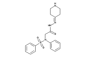 2-(N-besylanilino)-N-(4-piperidylideneamino)acetamide