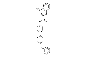 N-[4-(4-benzylpiperazino)phenyl]-4-keto-chromene-2-carboxamide